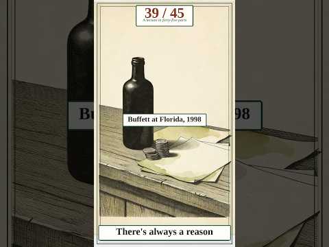 Thumbnail for 39/45 There's always a reason — Buffett at Florida, 1998