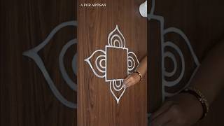 Easy Alpona Designs For Laxmi Puja