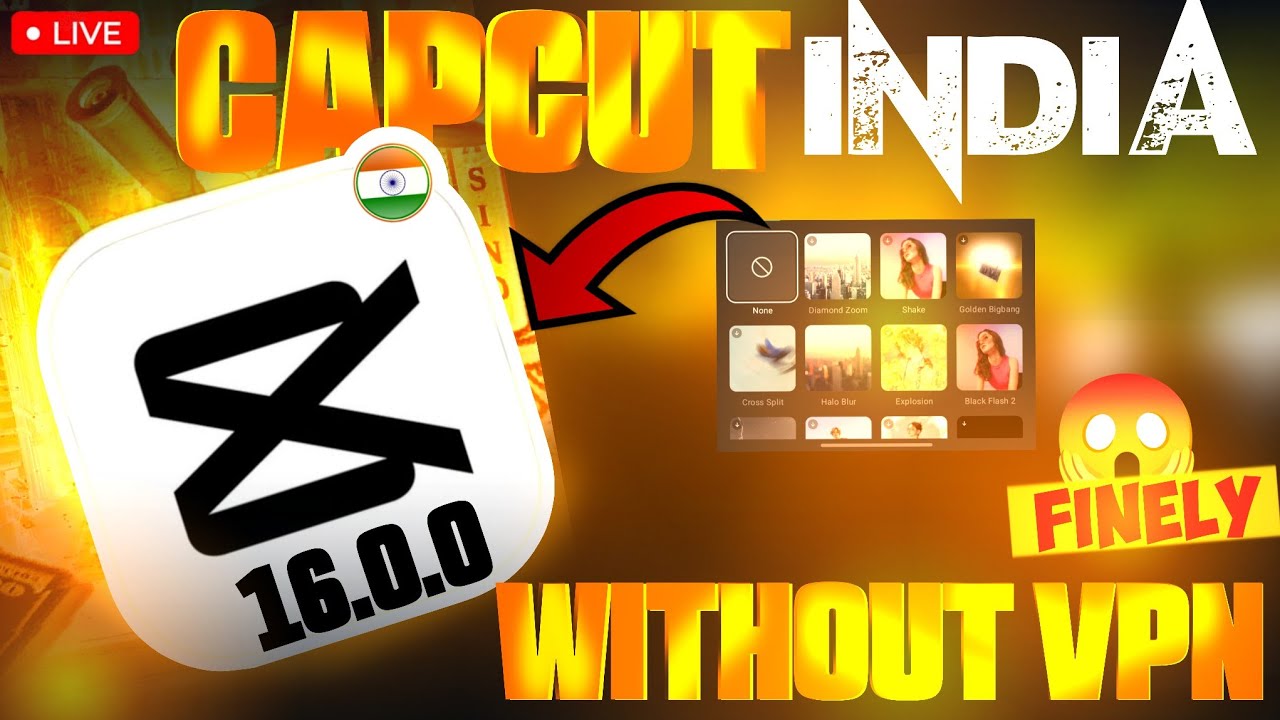 Capcut 16.0.0. Update | Capcut Pro India No Internet Problem 🤯 Solved ✅️ ||