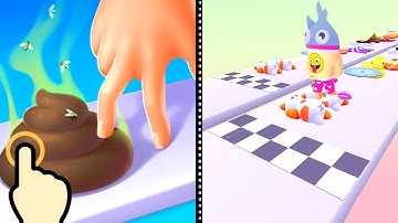 Crushy Fingers - Crushy Finger Hand Run - All Levels iOS Android GamePlay