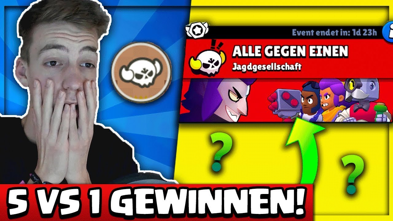 Alle Gegen Einen Gewinnen 5 Vs 1 Welche Brawler Tutorial Brawl Stars Deutsch Youtube - brawl stars alle gegen einen