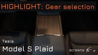 Tesla Model S Plaid | How to select the reverse gear?