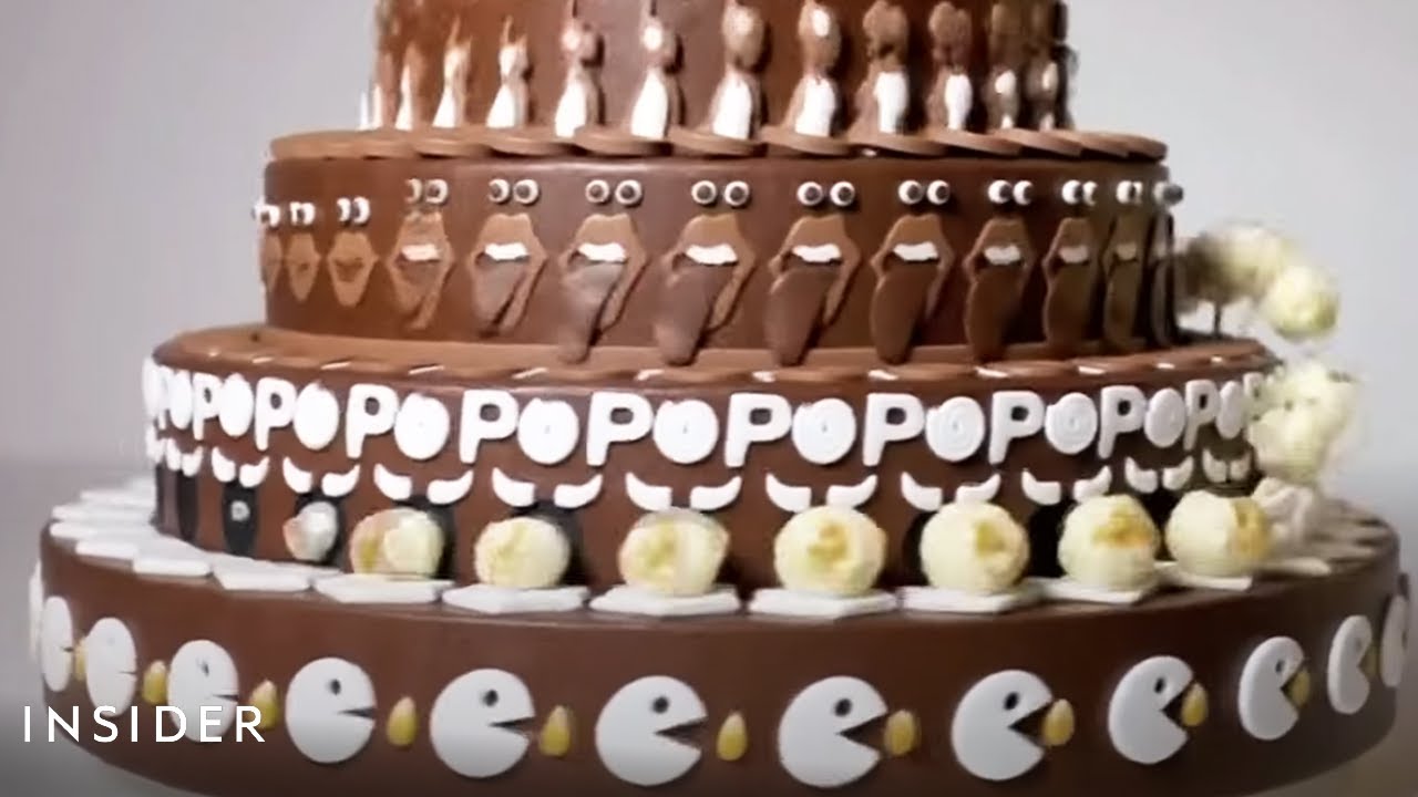 Look What Happens When You Spin This Cake Youtube Look What Happens When You Spin This Cake Youtube