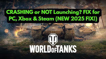 World of Tanks CRASHT of lanceert NIET? FIX voor PC, Xbox & Steam (NIEUWE FIX VOOR 2025!)
