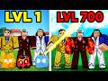 OS ALMIRANTES UPARAM DO LEVEL 1 AO 700 NO BLOX FRUITS