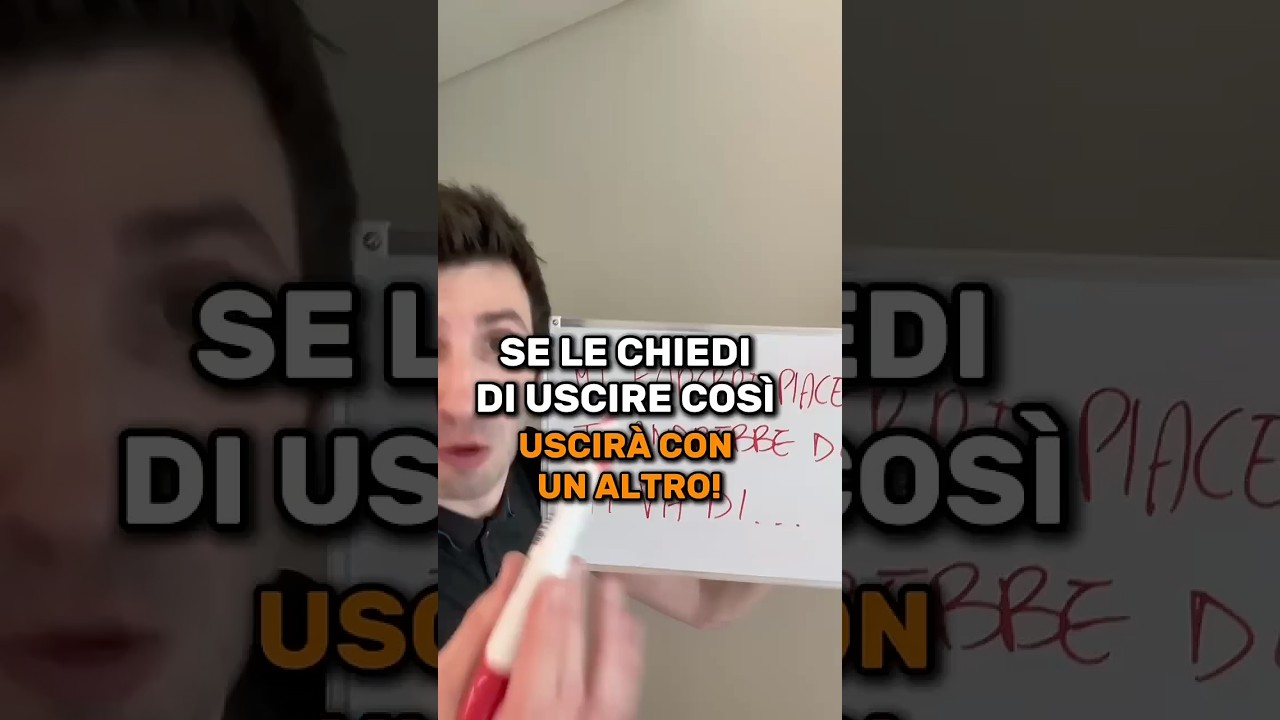 ❌ Se le chiedi di uscire così, uscirà con un altro… 