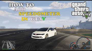 HOW TO INSTALL SPEEDOMETER WITH GEAR INDICATOR IN GTA 5 | SheikhSubhanYT | 2024 |