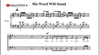 HIS WORD WILL STAND | DEMO | SATB | Song Offering