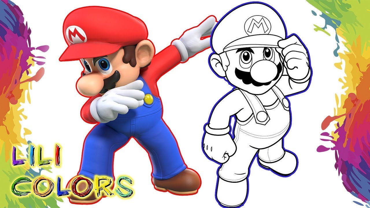 Mário Bros páginas para colorir para crianças - Mário Bros - Just Color  Crianças : Páginas para colorir para crianças