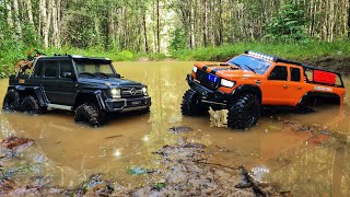 EVERYONE was waiting for this battle! ... Legendary GELENDVAGEN 6x6 against CROSS RC AT6