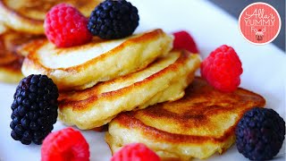 Buttermilk Pancakes | Apple Pancake Recipe | Оладьи с яблоками