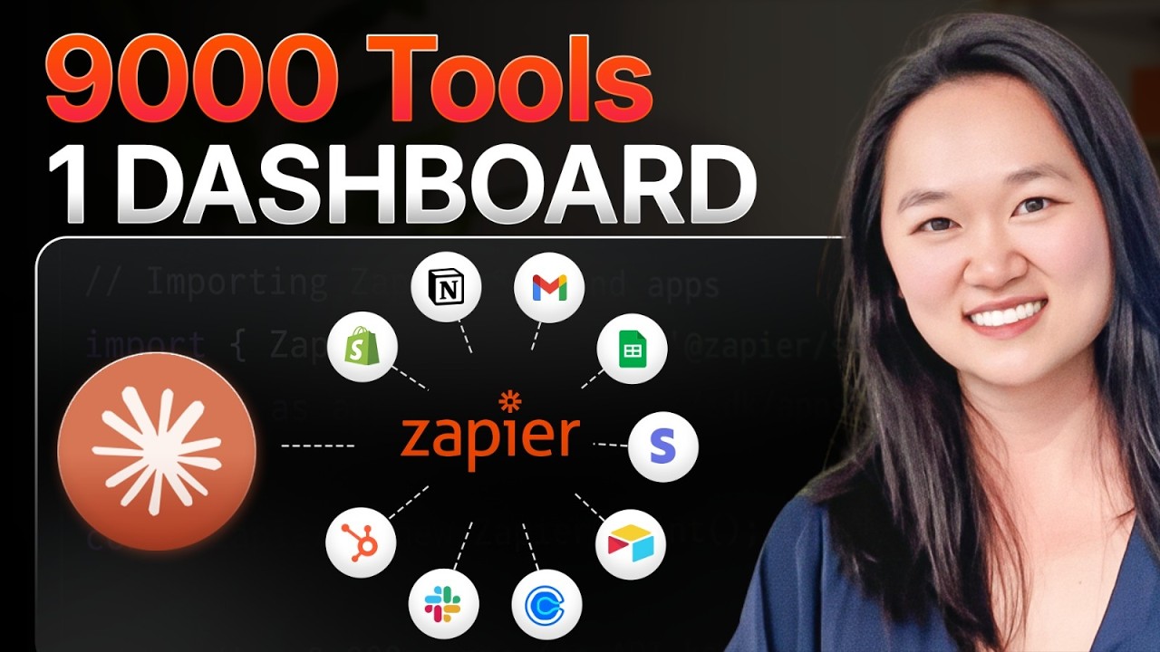 Connect 9,000 Apps to One Unified AI Dashboard (Claude Code + Zapier SDK)