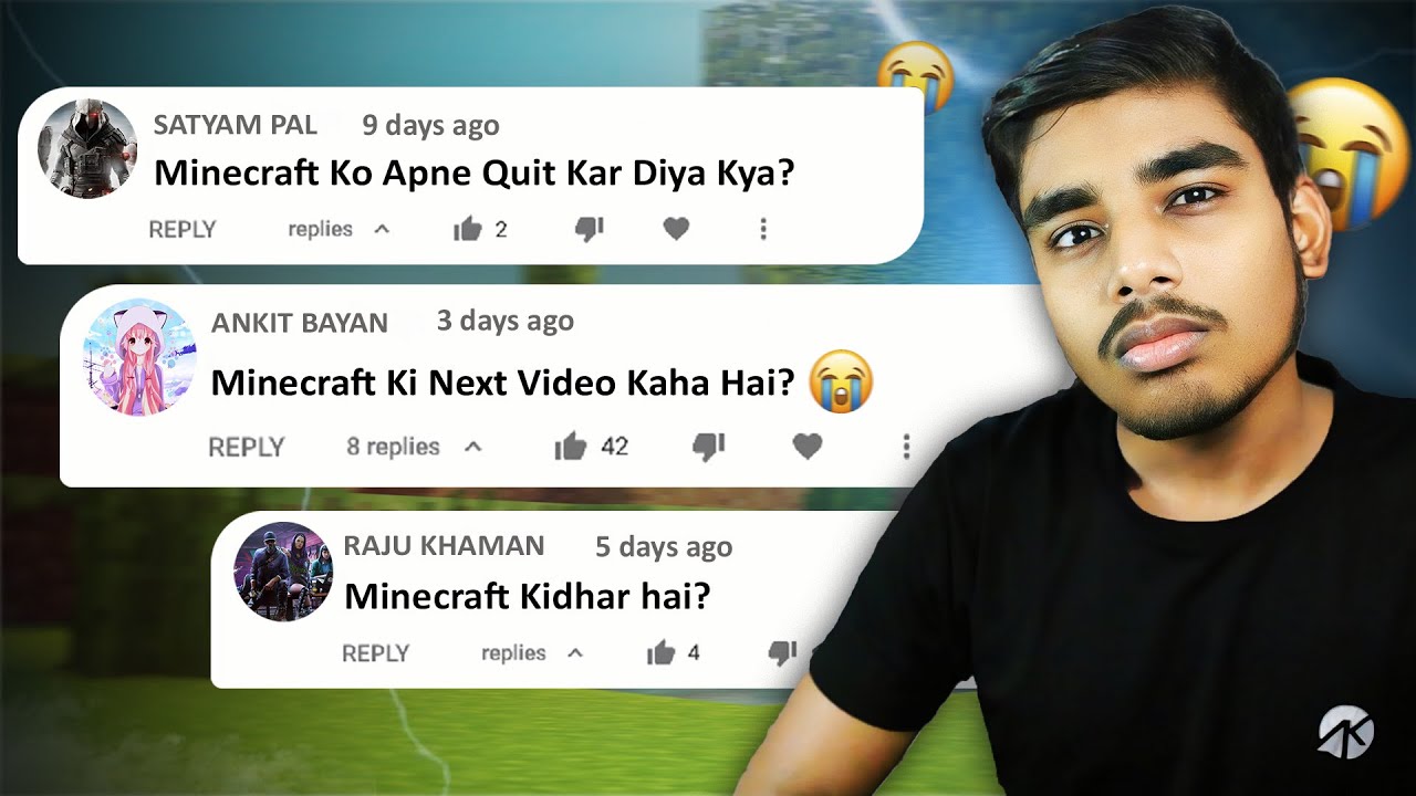 WHY I QUIT MINECRAFT? 😓 - YouTube