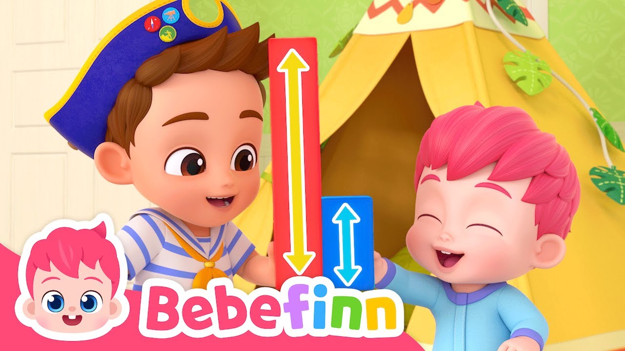 Learn What's Long and Short | Bebefinn Sing Along | Nursery Rhymes & Kids Songs