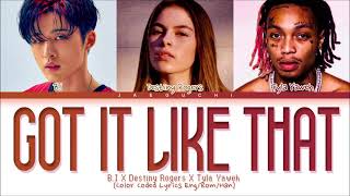 [1 Hour] B.I, Destiny Rogers, Tyla Yaweh - 'Got It Like That' Lyrics (Color Coded Lyrics)