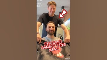 Cukur Rambut Yang Iseng 🤣 #shortsfeed #shortvideo #videolucu #heartwarming #shorts #respectshorts