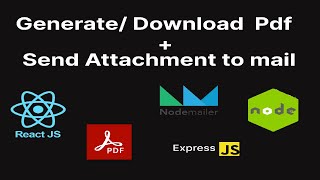 Generate/Download Pdf and Send Mail Using React | Node