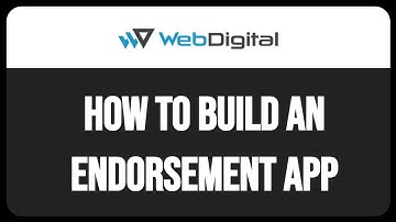 How to Create an Endorsement App in 12 minutes