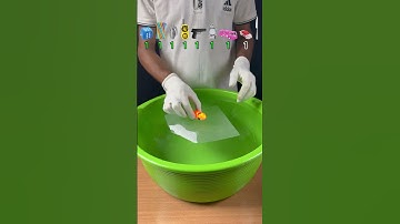 TRY TO GUESS HOW MANY TISSUE PAPER WILL FLOAT ? #experiment #satisfying #asmr #asmrsounds