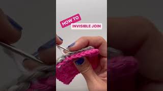 CROCHET: How to do invisible join (seamless) for granny squares