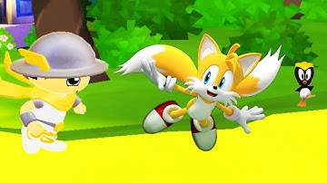 Tag with Ryan vs Sonic Dash TAILS Eggman Boss