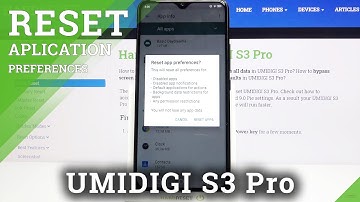 How to Reset App Preferences in UMIDIGI S3 Pro – Reset Options