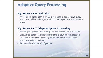 Performance Tuning with SQL Server 2017