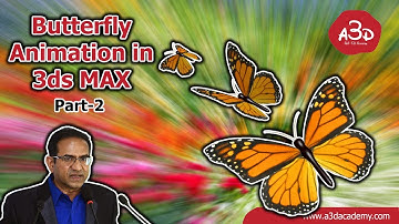 Butterfly Animation in 3ds MAX-Part_2|| Bangla