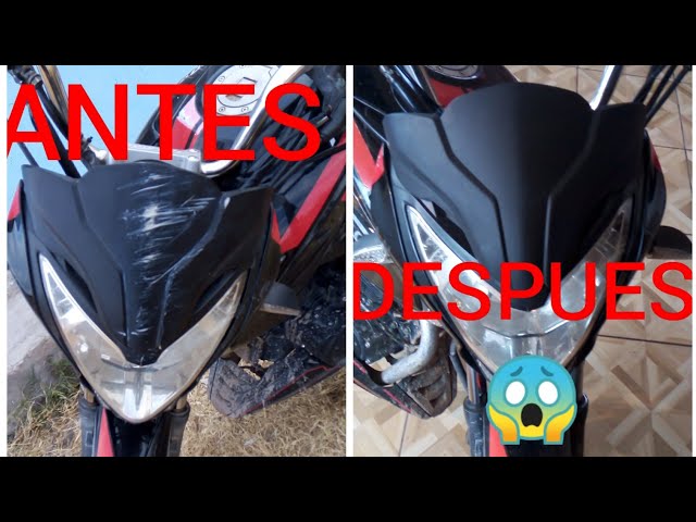 Cómo reparar arañazos en plasticos de la moto ⇨ Método casero