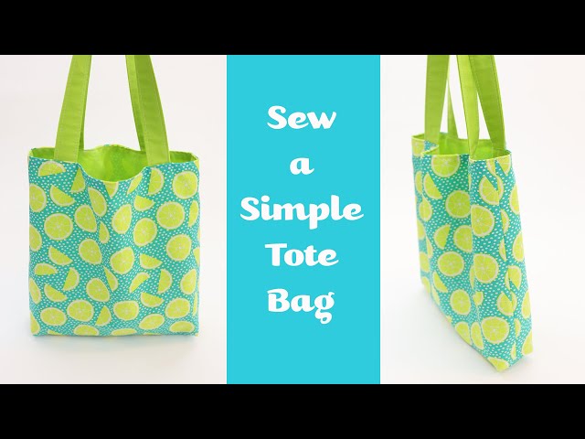 How to Sew a Tote Bag - Learn to Sew Series - Melanie Ham