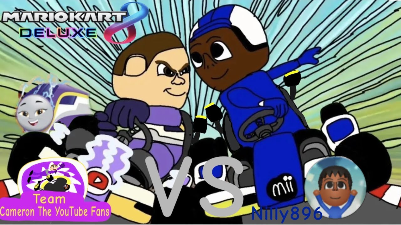 Mario kart 8 deluxe: Team Cameron The YouTube Fans vs 