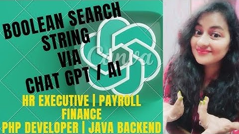 Boolean Search String via CHAT GPT | Use AI #chatgpt #ai #booleansearch #hr  #readytogetupdate