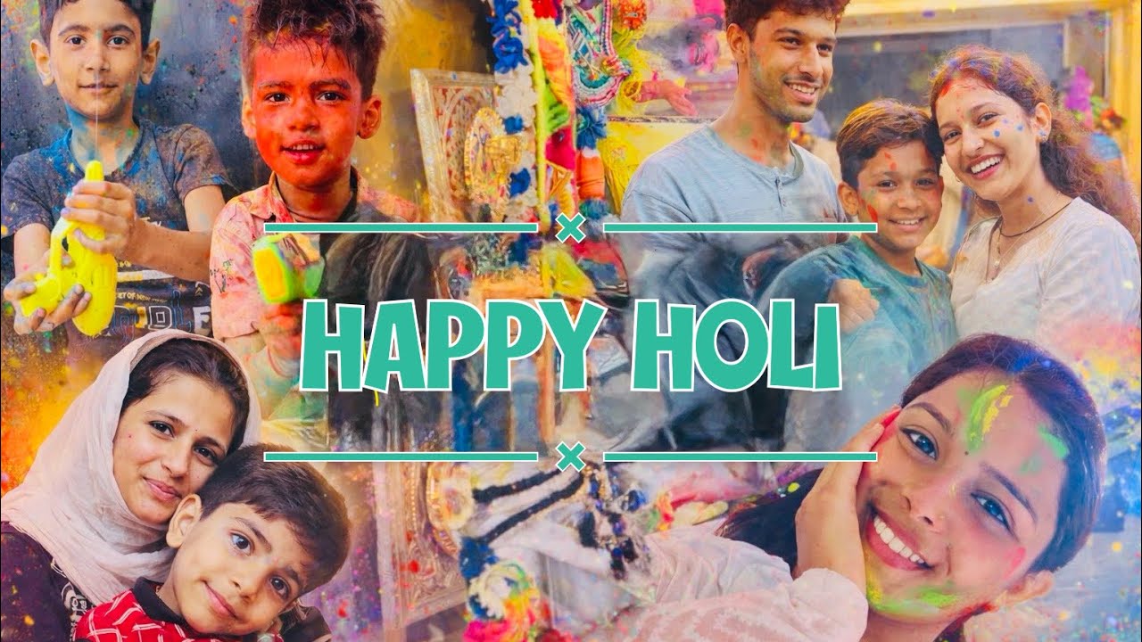 Holi vlog🖍️❤️✌️🫶#viral #dailyvideo #youtube #vlog #dailyvlog #holi #holispecial 
