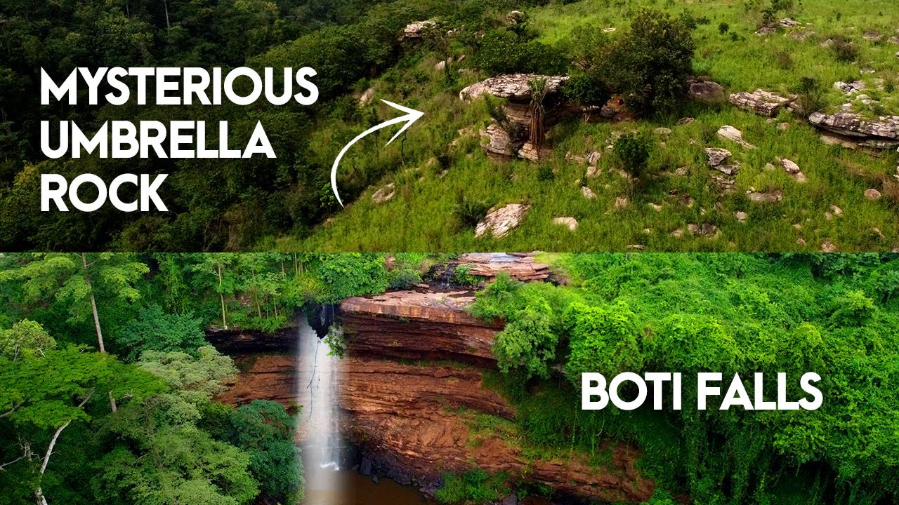 Beautiful Drone Footage of THE BOTI FALLS & UMBRELLA ROCK In Eastern