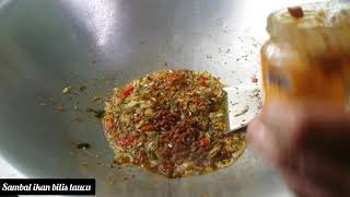 Cara masak sambal ikan bilis taucu