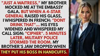 Information My Brother Mocked Me As A Waitstress   Until I Said 3 Words in French to 4 Star General… Update