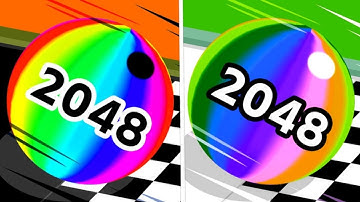 Ball Run 2048 Infinity ♾️ vs Reverse Video Ball Colour Run walkthrough , iOS Android  New Update