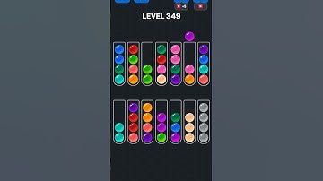 Ball Sort Puzzle nível 349 #games #gaming #gameplay #androidgames #puzzle #gamer #sorts #level