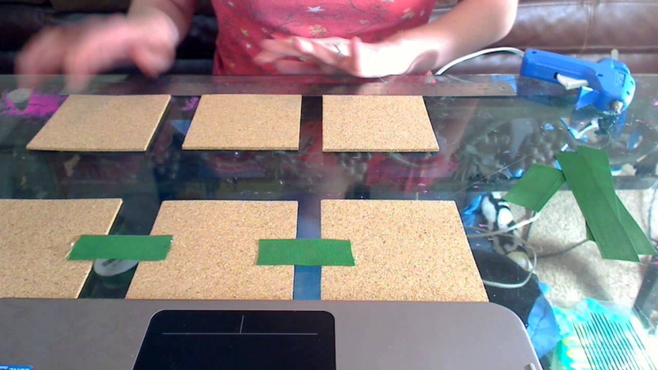 How to make a hanging cork board YouTube