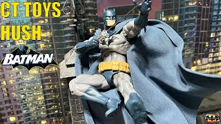CT Toys Blue & Grey Hush Batman Bruce Wayne Bootleg Knockoff Mafex Action Figure Review & Comparison