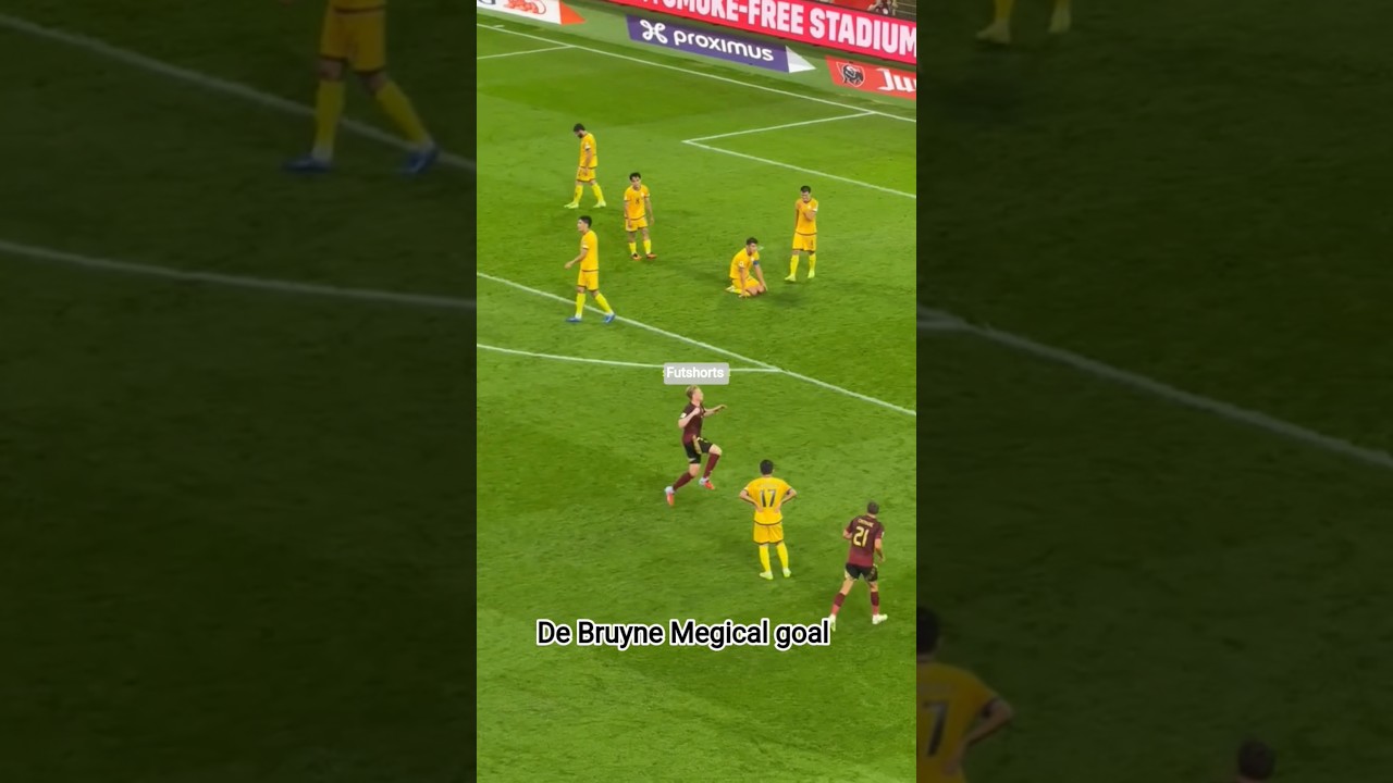 Kevin De Bruyne stunning goal Belgium vs Kazakhstan WCQs