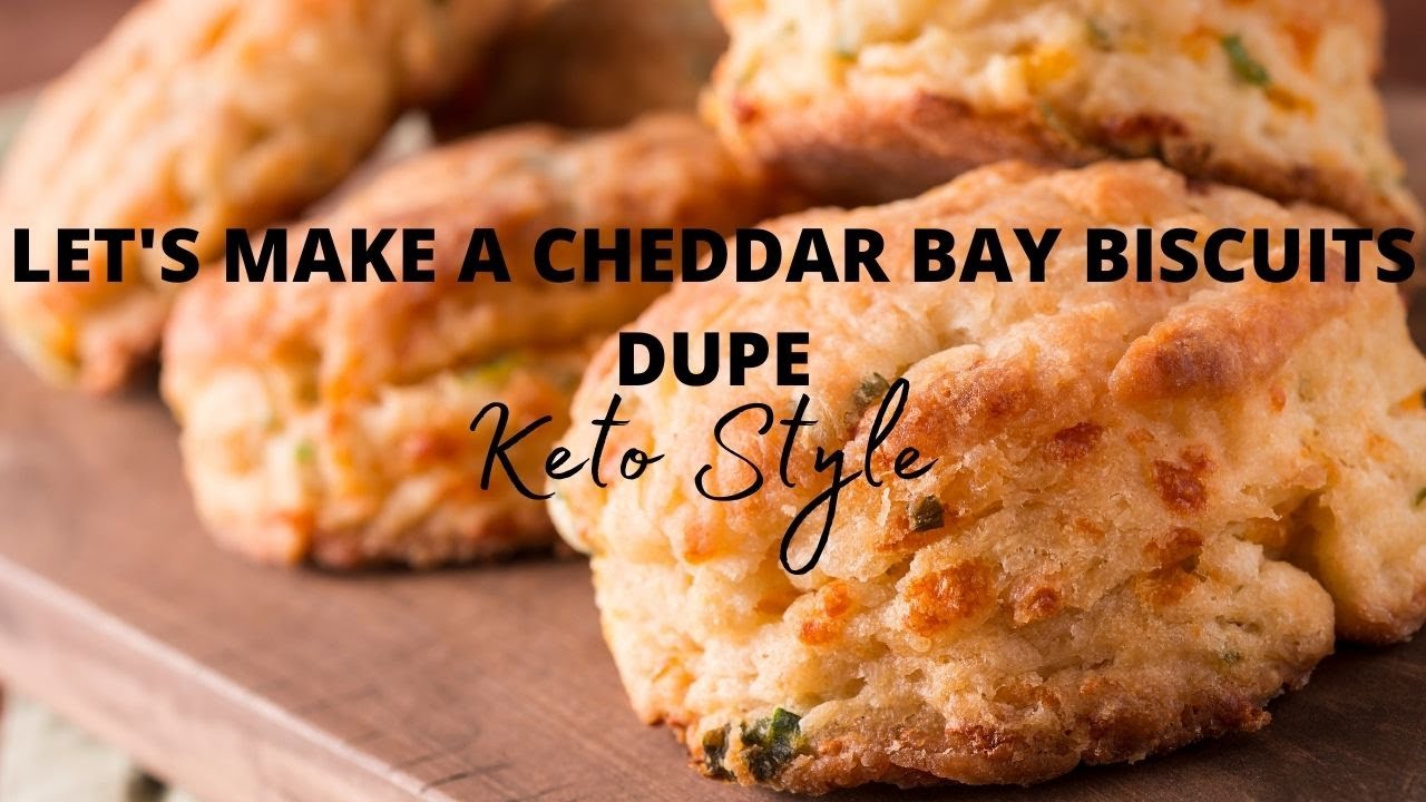 Keto Cheddar Biscuits How to Make A Keto Friendly Red Lobster Biscuit Dupe YouTube