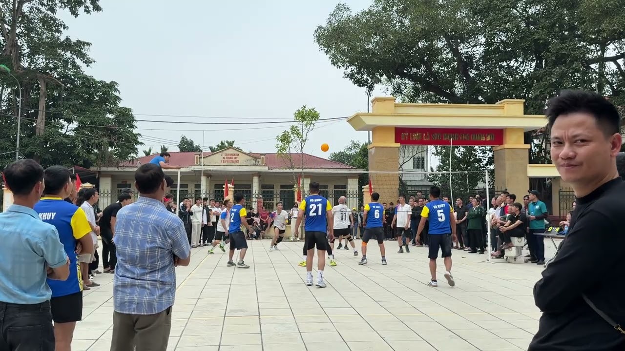 Set 3 chung kết bóng chuyền hơi nam trên 36 tuổi xã Bất Bạt 2026. Vô Khuy vs An Thái