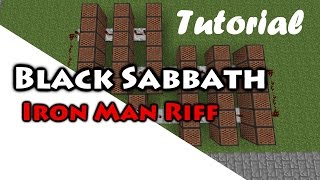 Iron Man Riff | Black Sabbath | Note Block Song & Tutorial | PC, XBOX, PS3 |