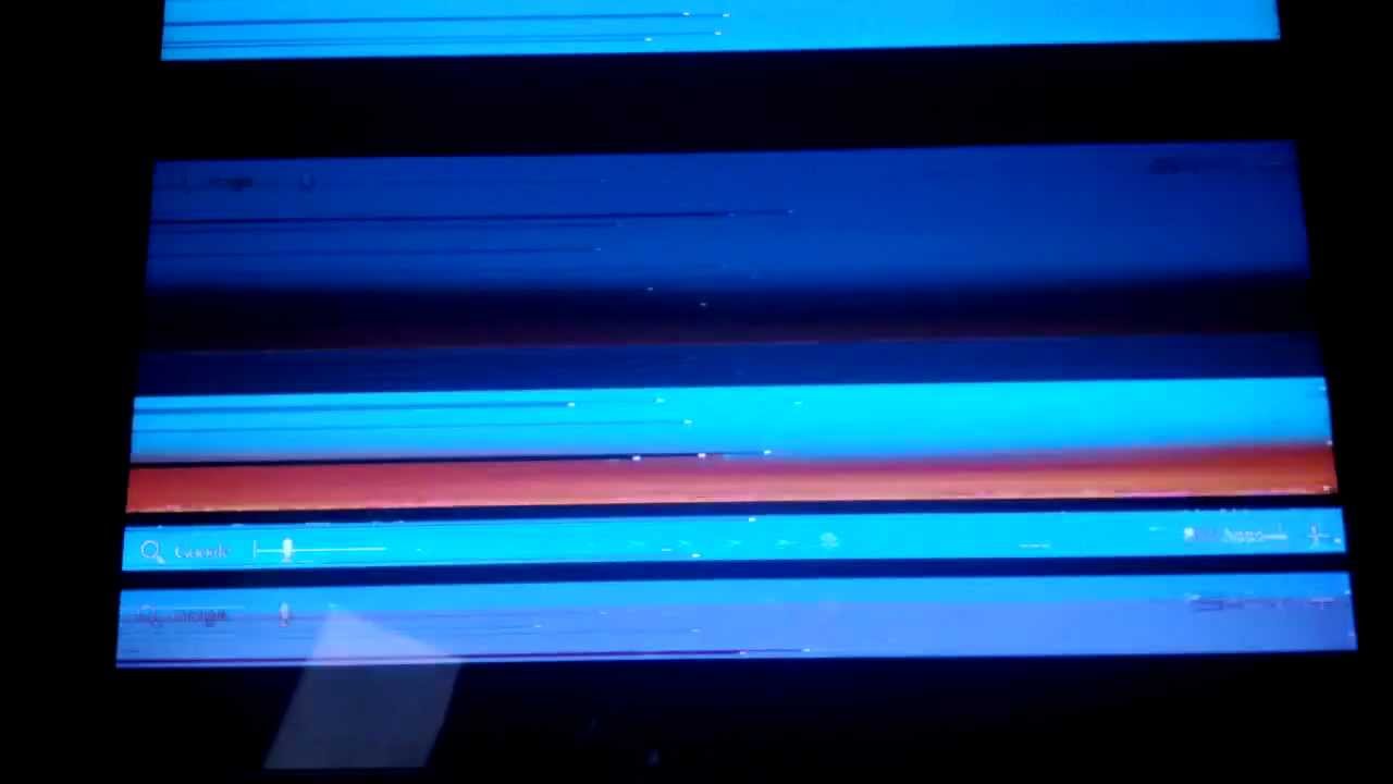 Galaxy Tab 10.1 Screen Defect - YouTube