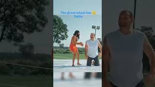 The Great Khali And Baba Ramdev Ji Ll