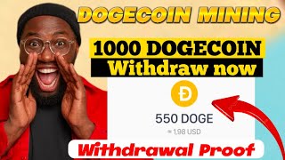 Earn Unlimited Dogecoin : Make 550 Dogecoin everyday | Dogecoin Mining website screenshot 5