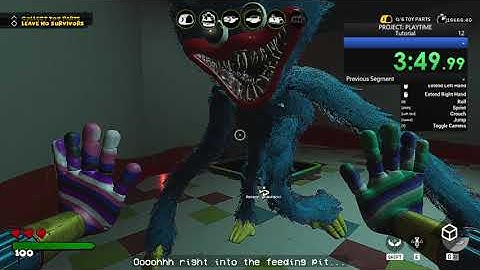PROJECT: PLAYTIME Full Tutorial Speedrun (13:55.67)