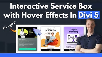 Create Interactive Service Boxes with Hover Effects in Divi 5  Tutorial + Free Layout)