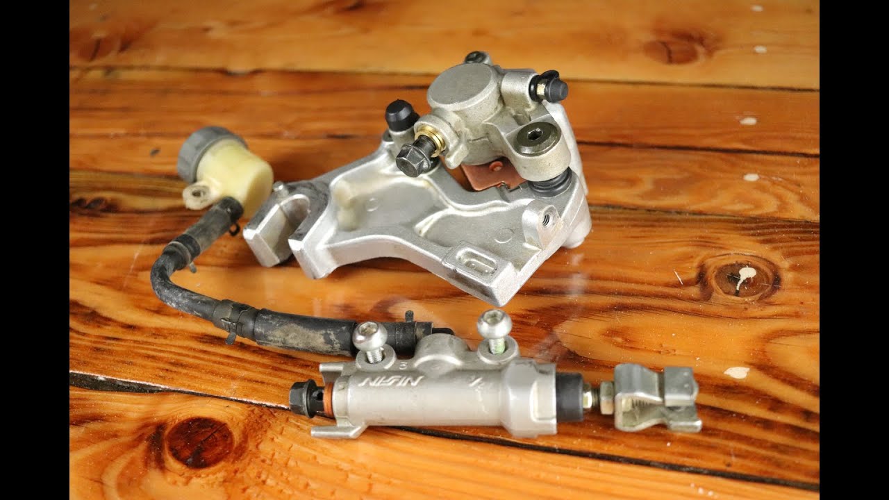 Motorcycle Rear Brake Restoration Honda XR YouTube